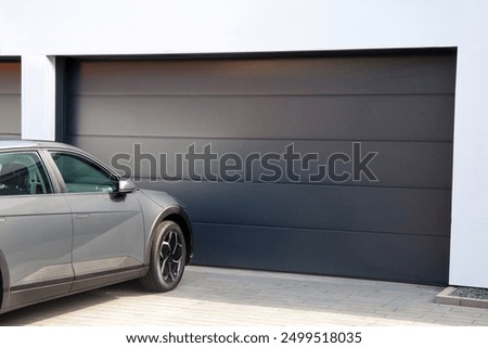 Similar – Image, Stock Photo The door as an interim solution in the wall