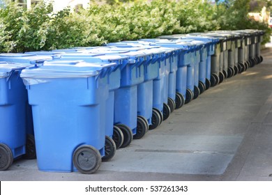 Modern Garbage Bin In Canada.