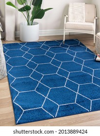 Modern geometric living area rug texture design - Shutterstock ID 2013889424