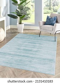 Modern geometry area rug carpet. - Shutterstock ID 2131410183