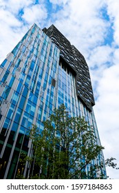 Modern Glass Erick Van Egeraat Office Tower Building The Rock In Amsterdam, Netherlands,13 May, 2019