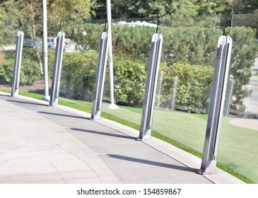 Modern Glass Fence