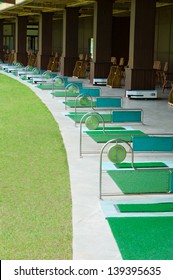 Modern Golf Course Driving Range