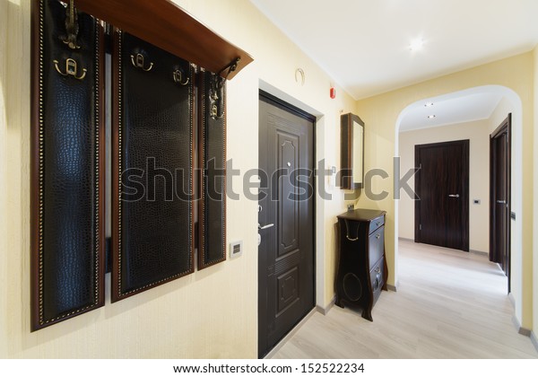 Modern Hallway Mirror Arch Horseshoe Over Stock Photo Edit