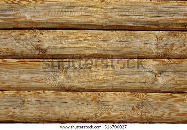 Modern Hand Hewn Natural Log Cabin Stock Photo Edit Now 516706027