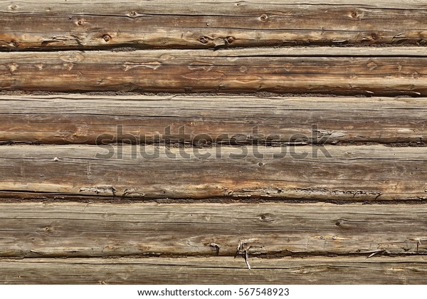 Modern Hand Hewn Natural Log Cabin Stock Photo Edit Now 567548923