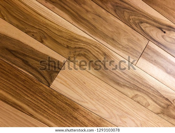 Modern Hardwood Floor Just Installed Made Stock Photo Edit