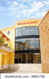 Modern High School building