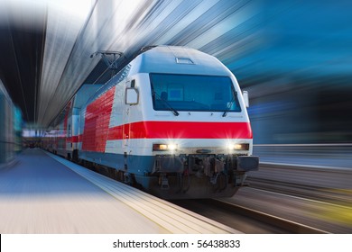 Modern High Speed Train