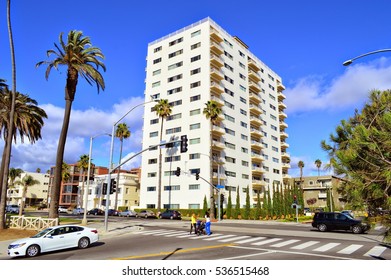 Modern Highrise Apartment Building On Oceanfront Stock Photo 536515468 ...