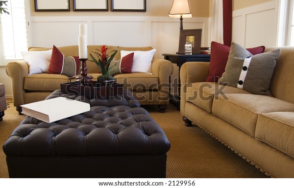 Modern Home Interior Stock Photo (Edit Now) 2129956