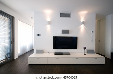 Modern Home Theater Interior