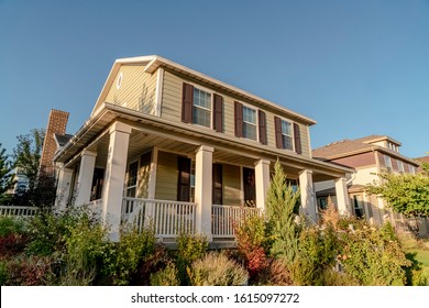 Modern Home With Wrap Around Veranda Or Porch