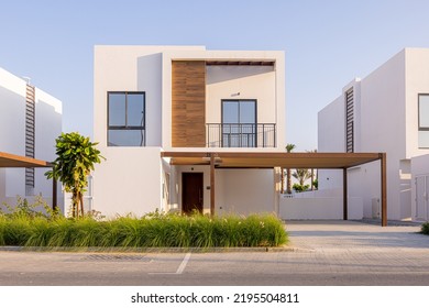 Modern homes and Town houses. - Shutterstock ID 2195504811