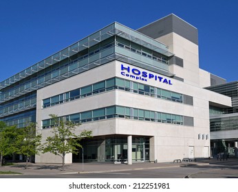 modern hospital style building - Shutterstock ID 212251981