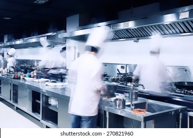 Modern Kitchen Busy Chefs Hotel Stock Photo (Edit Now) 273021686