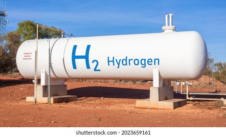 A Modern Hydrogen Tank For Renewable Energy.