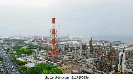 Modern Industrial Area Aerial View Stock Photo 2117290256 | Shutterstock