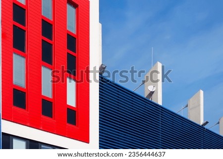 Similar – Image, Stock Photo Colorful disguised building facade