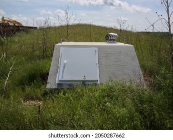 Modern In-ground, Outdoor Tornado Shelter