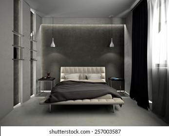 Modern Interior Living Room 3d Rendering Stock Illustration ... Modern Interior Living Room 3d Rendering Stock Illustration ...