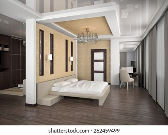 Bedroom Interior 3d Max Render Classic Stock Illustration 1015543333 ... Bedroom Interior 3d Max Render Classic Stock Illustration 1015543333 ...