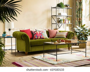 Modern Interior Design. Interior Of Modern Living Room