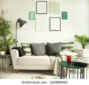 Modern interior desing living room