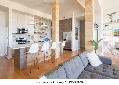 Modern Interiors Penthouse Condo Kitchen