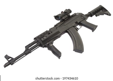 Modern Kalashnikov Ak47 Tactical Accessories Stock Photo 212532358 ...