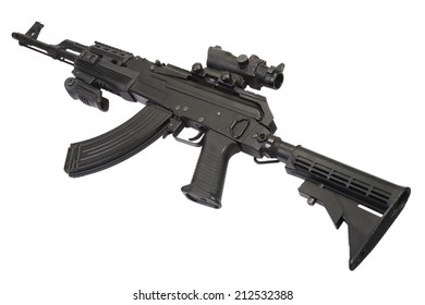 Modern Kalashnikov Ak47 Tactical Accessories Stock Photo 212532388 ...