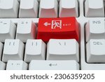 Modern keyboard with exit button