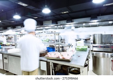 Modern Kitchen Busy Chefs Hotel Stock Photo (Edit Now) 273021686