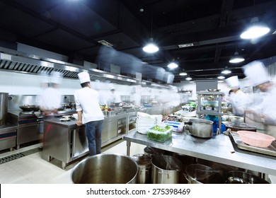 Modern Kitchen Busy Chefs Hotel Stock Photo (Edit Now) 273021686