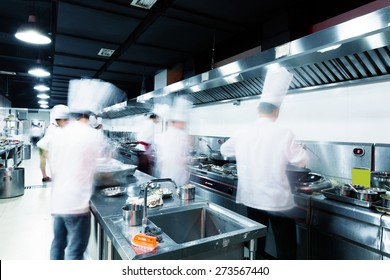 Modern Kitchen Busy Chefs Hotel Stock Photo (Edit Now) 273021686