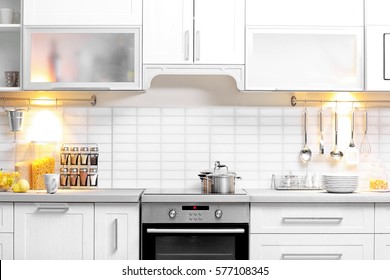 Modern kitchen interior