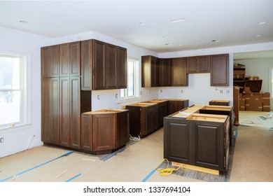 Kitchen Countertop Installation Images Stock Photos Vectors