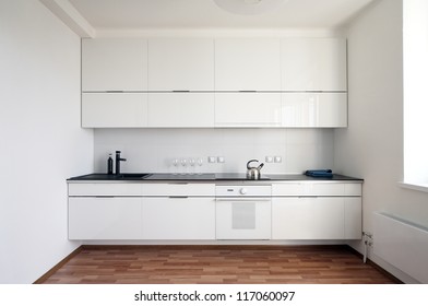 Modern Kitchen Interior In Minimalism Style