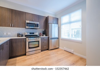 Modern Kitchen In Luxury House.