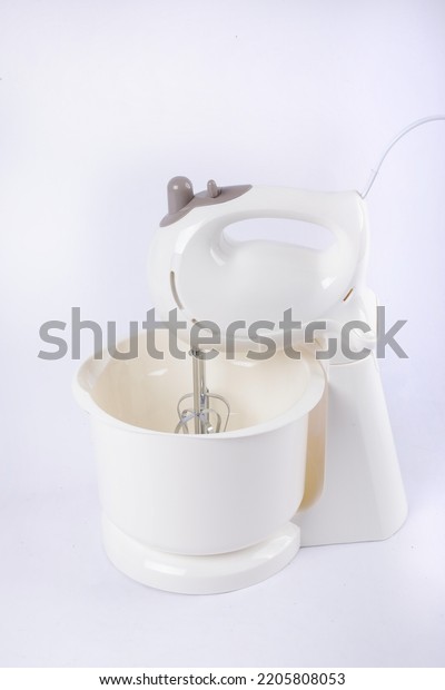 Modern Kitchen Mixer On White Background Stock Photo 2205808053 ...