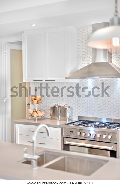 Modern Kitchen Stove Some Fancy Items Stock Photo Edit Now