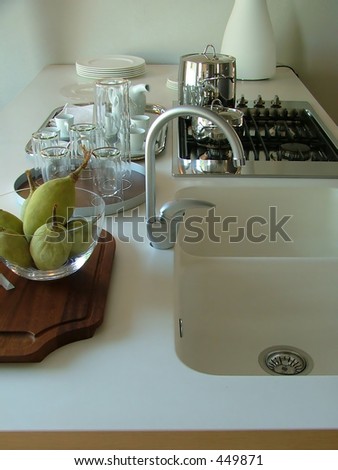 modern kitchen view