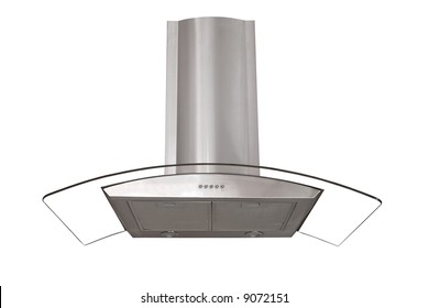 Modern Kitchen Wall Hood - Isolated