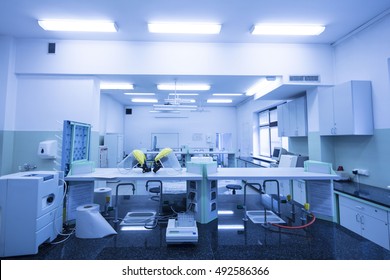 Modern Laboratory .Interior Of Modern Research Laboratory