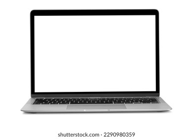 modern laptop computer isolated on the png background