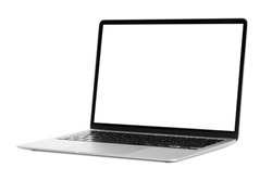 Modern Laptop Computer On Png Background
