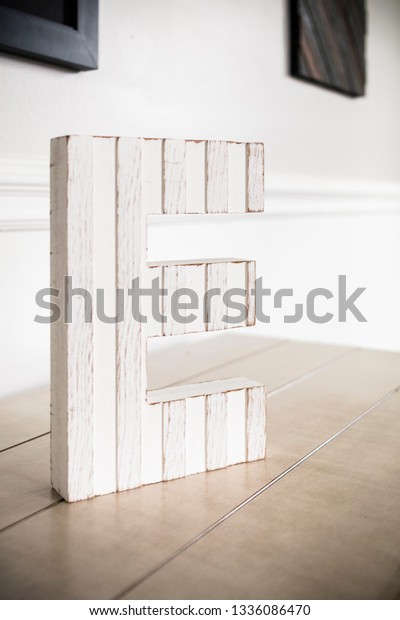 Modern Letter Block Decoration Stock Photo Edit Now 1336086470