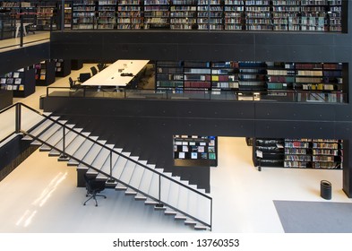 Modern Library Interior