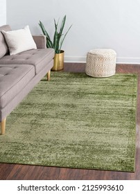 Modern living area rug texture design.