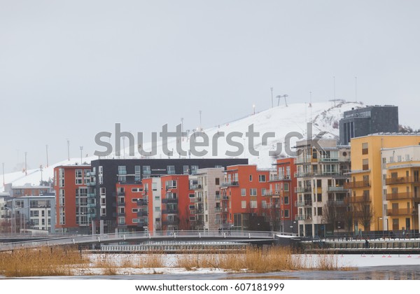 Modern Living District Hammarby Sjostad Stockholm Stock Photo Edit Now 607181999